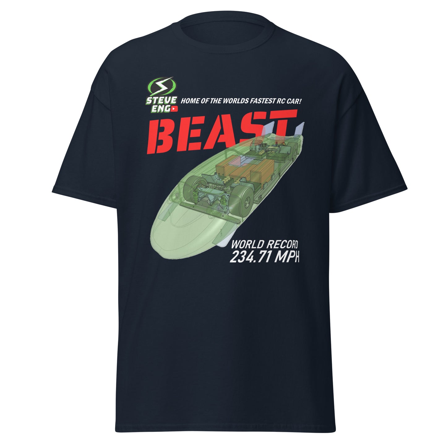 The Beast 234.71 MPH World Record Tee – Steve Eng Official