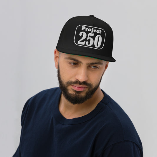 Project 250 Official Team Flat Bill Cap – Support the Next World Record Build