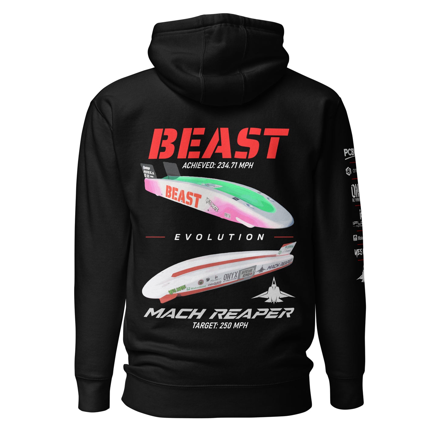 Project 250 Team Hoodie - Beast vs Mach Reaper Evolution